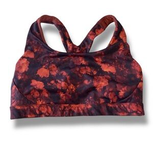 Athleta comfort Sports Bra - Red and Black
